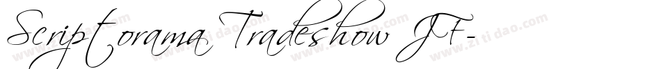 Scriptorama Tradeshow JF字体转换